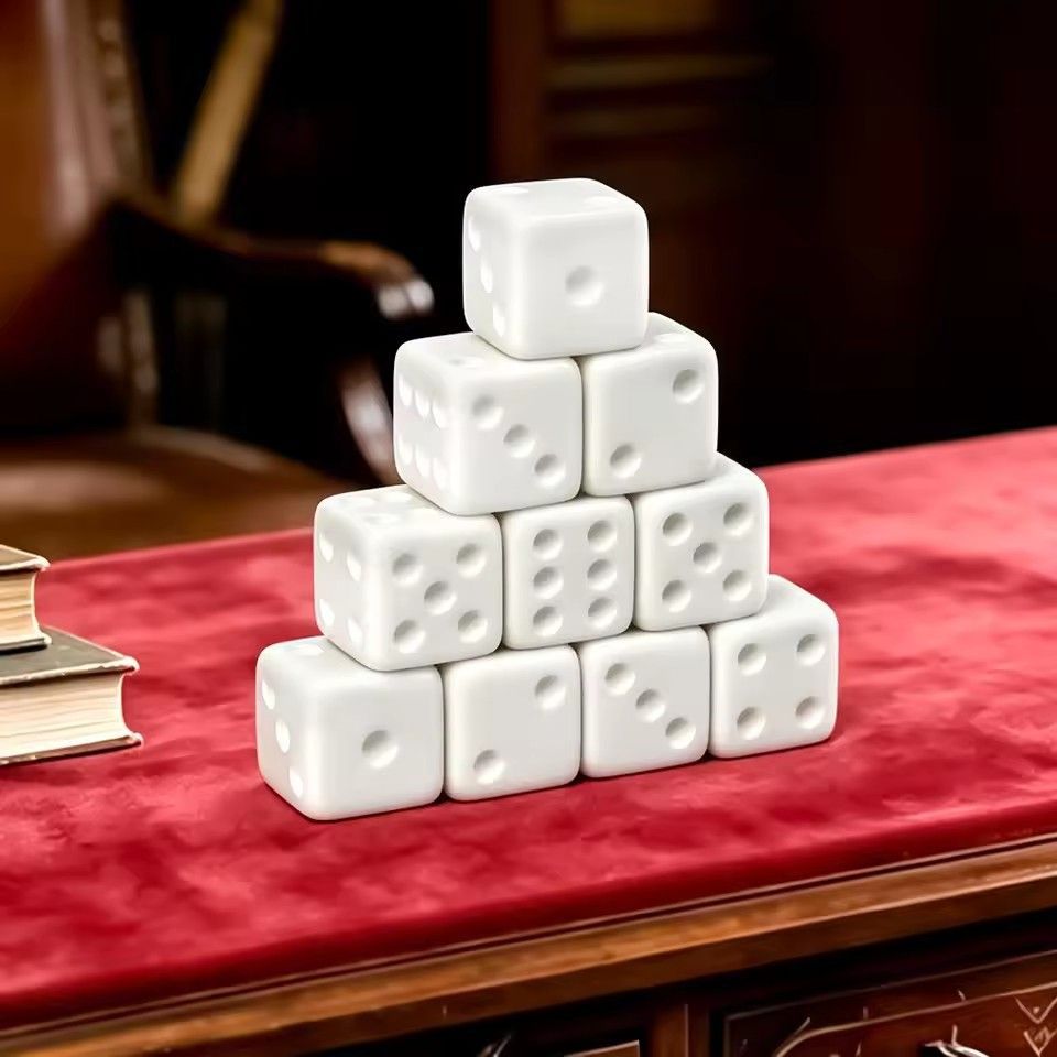 10 Pcs/set Blank White Dice Fu - đánh giá và giá Pilot Pen V5
