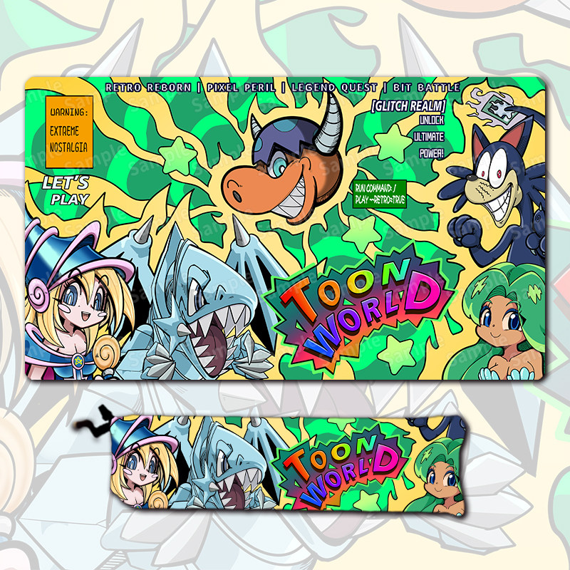 Yu-Gi-Oh! 600x350mm Toon Dark - đánh giá và giá Door Mat Blank