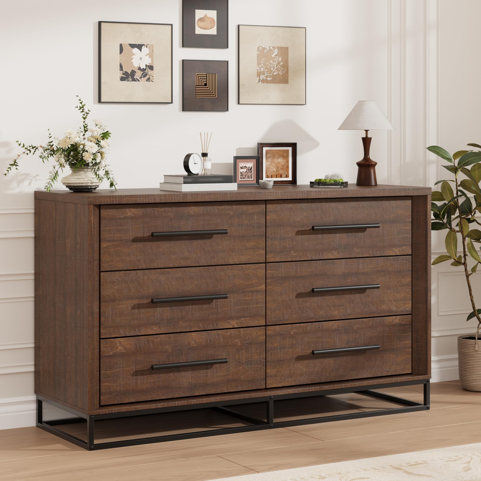6 Drawer Dresser for Bedroom, - đánh giá và giá Metal Photo Panel