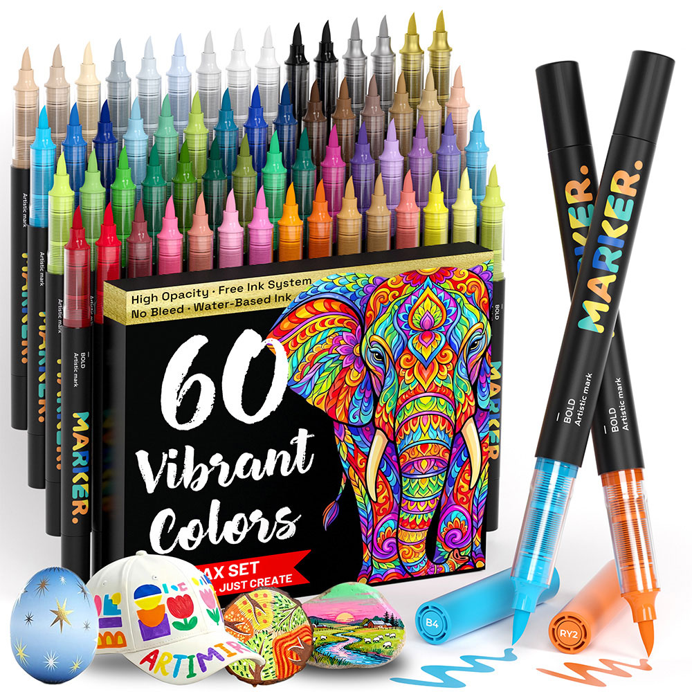 Acrylic Paint Marker Pens Set  - đánh giá và giá Zebra Pen Sarasa