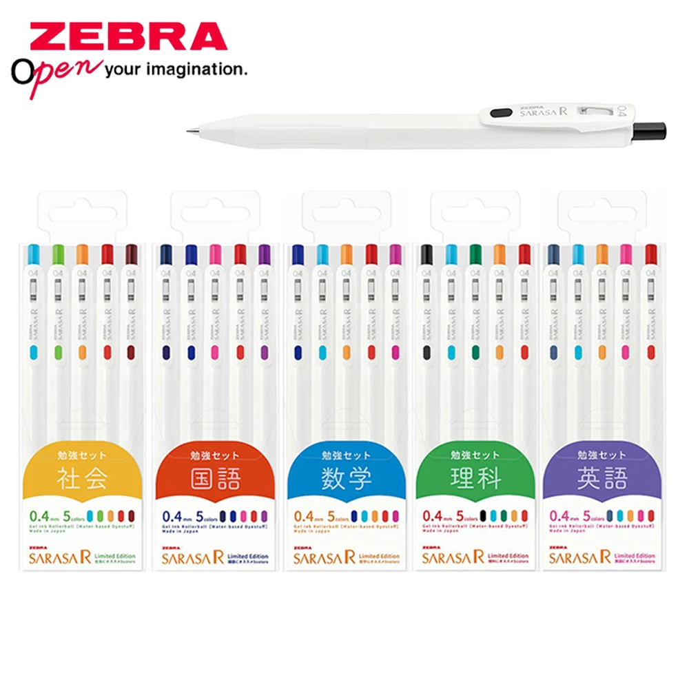 5pcs ZEBRA Gel Pen SARASA R Di - đánh giá và giá Zebra Pen Mildliner