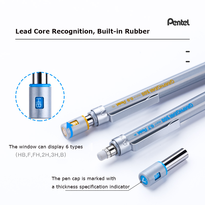 Bút chì kim loại Pentel Graph  - đánh giá và giá Pentel Pen Energel