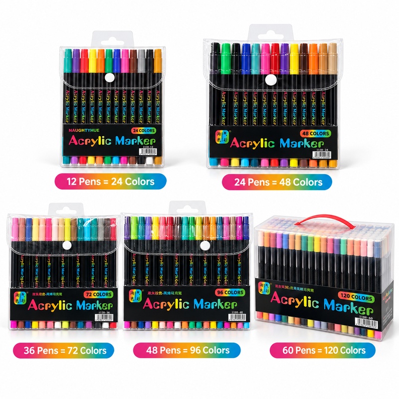 Dual Color Acrylic Paint Marke - đánh giá và giá Copic Marker Classic