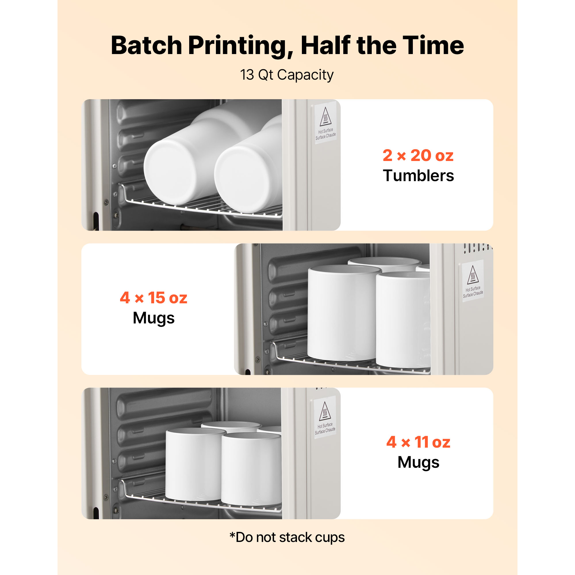 VEVOR Sublimation Oven Machine - đánh giá và giá Sublimation Mug White
